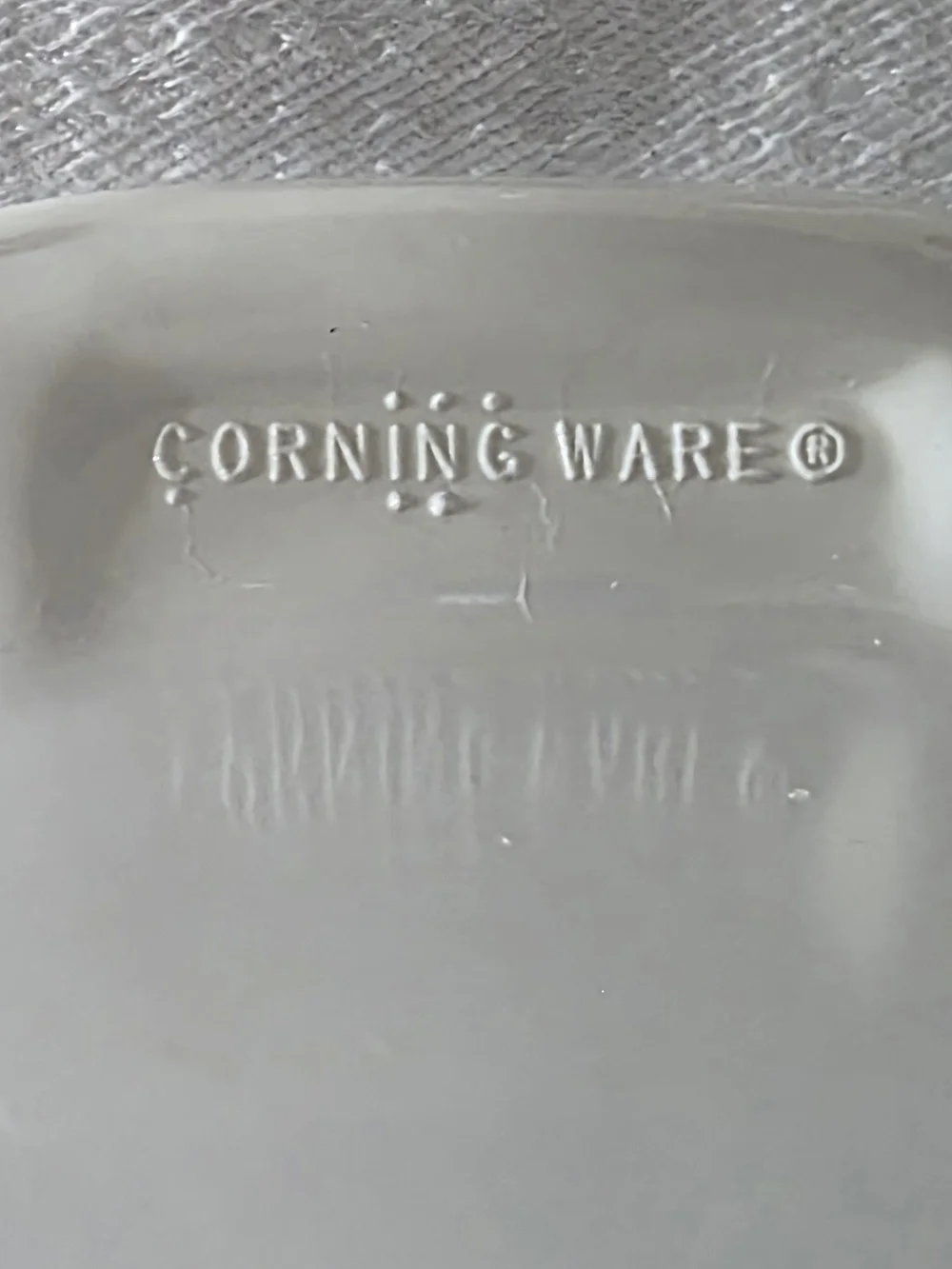 Corning Ware Blue Floral Casserole Dish